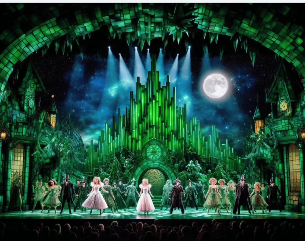 Where was wicked filmed?